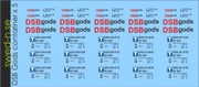 DSB Gods container x 5